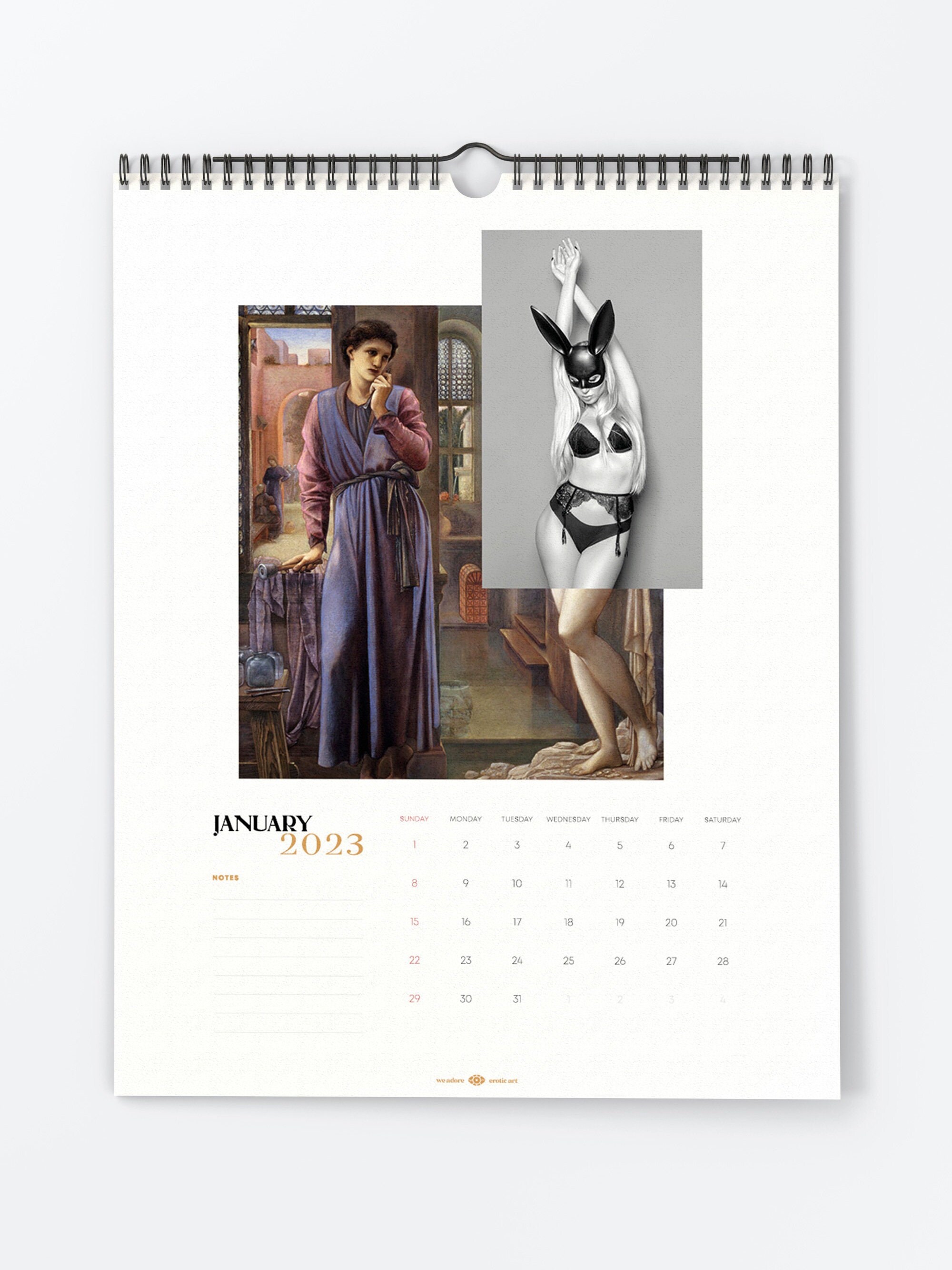 BDSM Bondage Art Calendar 2023 Sex Fetish Erotic Etsy Singapore