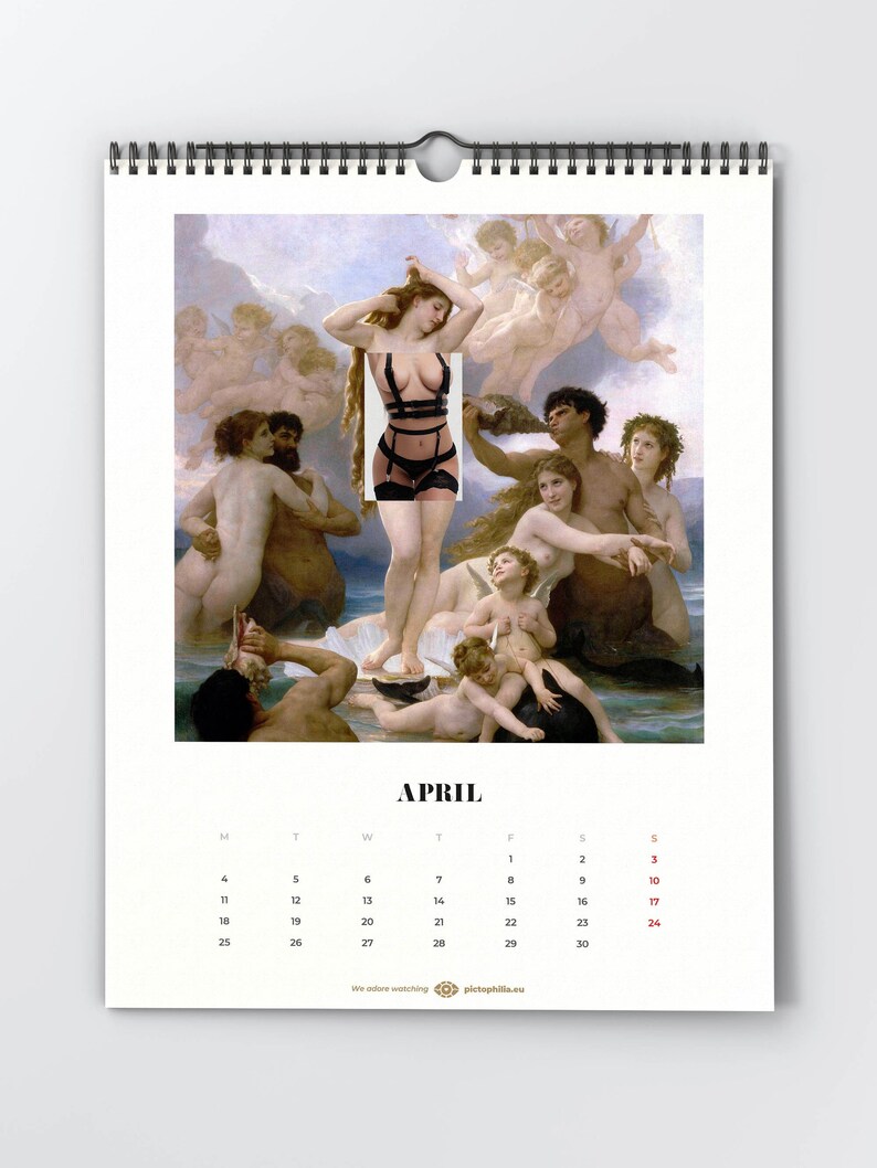 Erotic Calendar 2022 Collage ART  Etsy