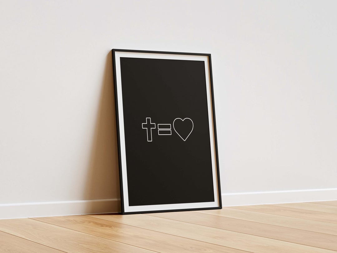 Christian Cross Wall Art | Faith Printable | Religious Home Decor ...