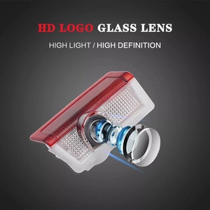 2X Car LED Door Light Projectors Logo Puddle Courtesy Nanoglass Kit For Mercedes Benz ClassUltra Bright Kit That image NEVER FADE zdjęcie 7