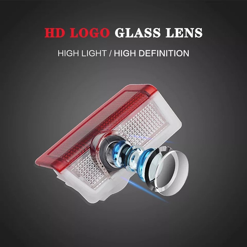 2X Car LED Door Light Projectors Logo Puddle Courtesy Nanoglass Kit For Mercedes Benz ClassUltra Bright Kit That image NEVER FADE Bild 7