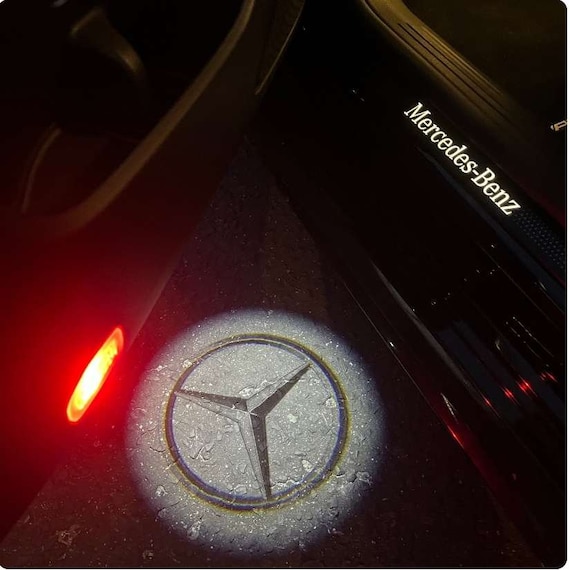2X proyectores de luz LED para puerta de coche Logo Puddle Kit de nanoglass  de cortesía para Mercedes Benz Clase para S-Class W222 y Maybach S  2014-2020 -  España