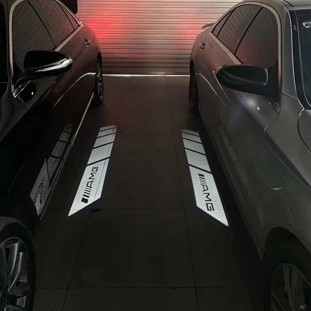 2x LED kompatibel mit Mercedes Benz Türlicht Logo Projektoren