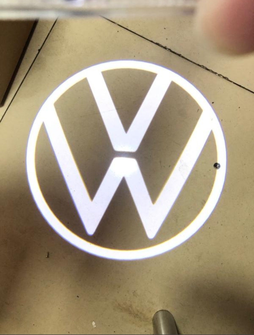 2X LED Door Light Projectors Logo for VW Golf MK4 GTI R32 R Line 1997-2005  nanoglass Version Never Fade Projection -  Hong Kong