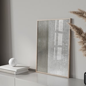Abstract Wabi Sabi Art Print, Neutral Earth Tones (Digital Download)