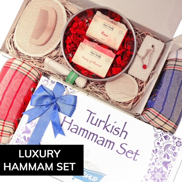 WASHUP Turkish Hammam Spa Gift Set