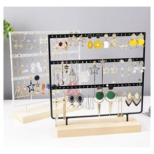 Wholesale 360°Rotating Organic Glass Earring Display Stand 