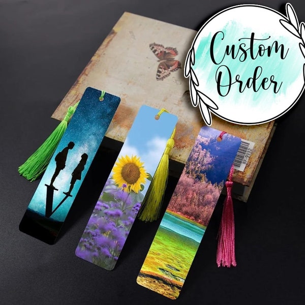 Personalized Aluminum Bookmarks Custom Order, Personalized Bookmarks, Bookworm Gifts, Book Reader Gifts, Book Lover Gifts, Custom Bookmarks