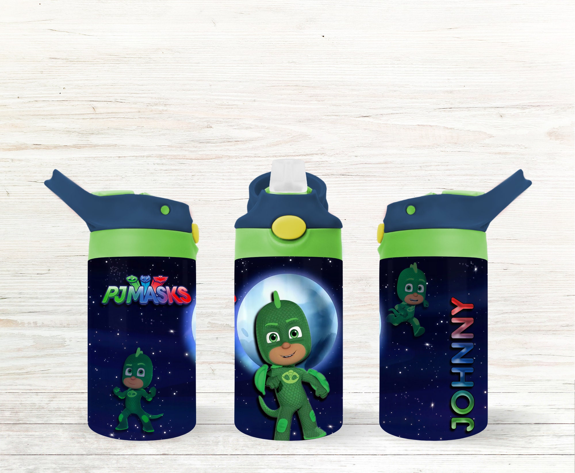 PJ Mask 12 oz water bottle – BSY Designs