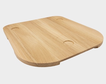 ASTREIN® | Thermomix sliding board made of oak wood | for TM5 & TM6 | Safe stand | easy to move thanks to Teflon gliders