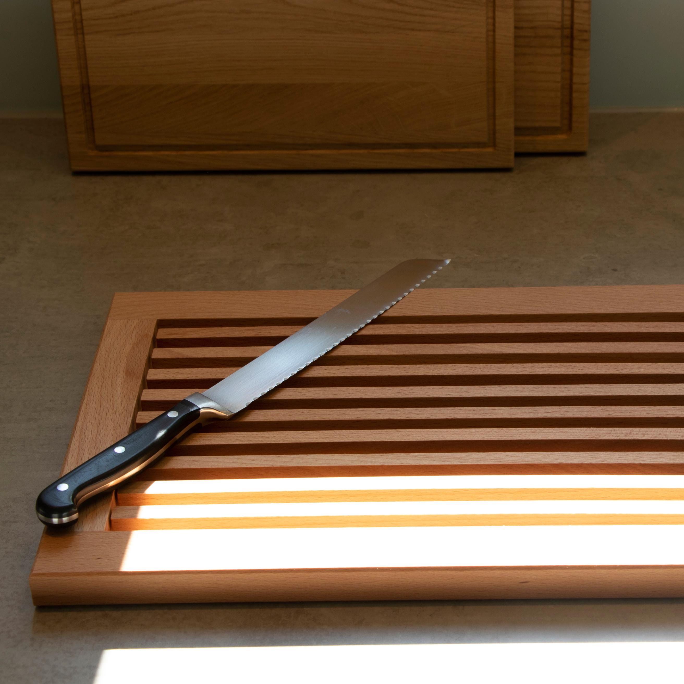 Tagliere per pane APS Rubber Wood, tagliere, tagliere per pane, con