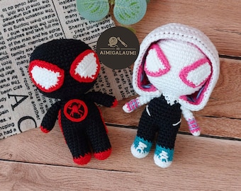 Amigurumi Superhéroe 2 en 1 Patrón de crochet Spidey
