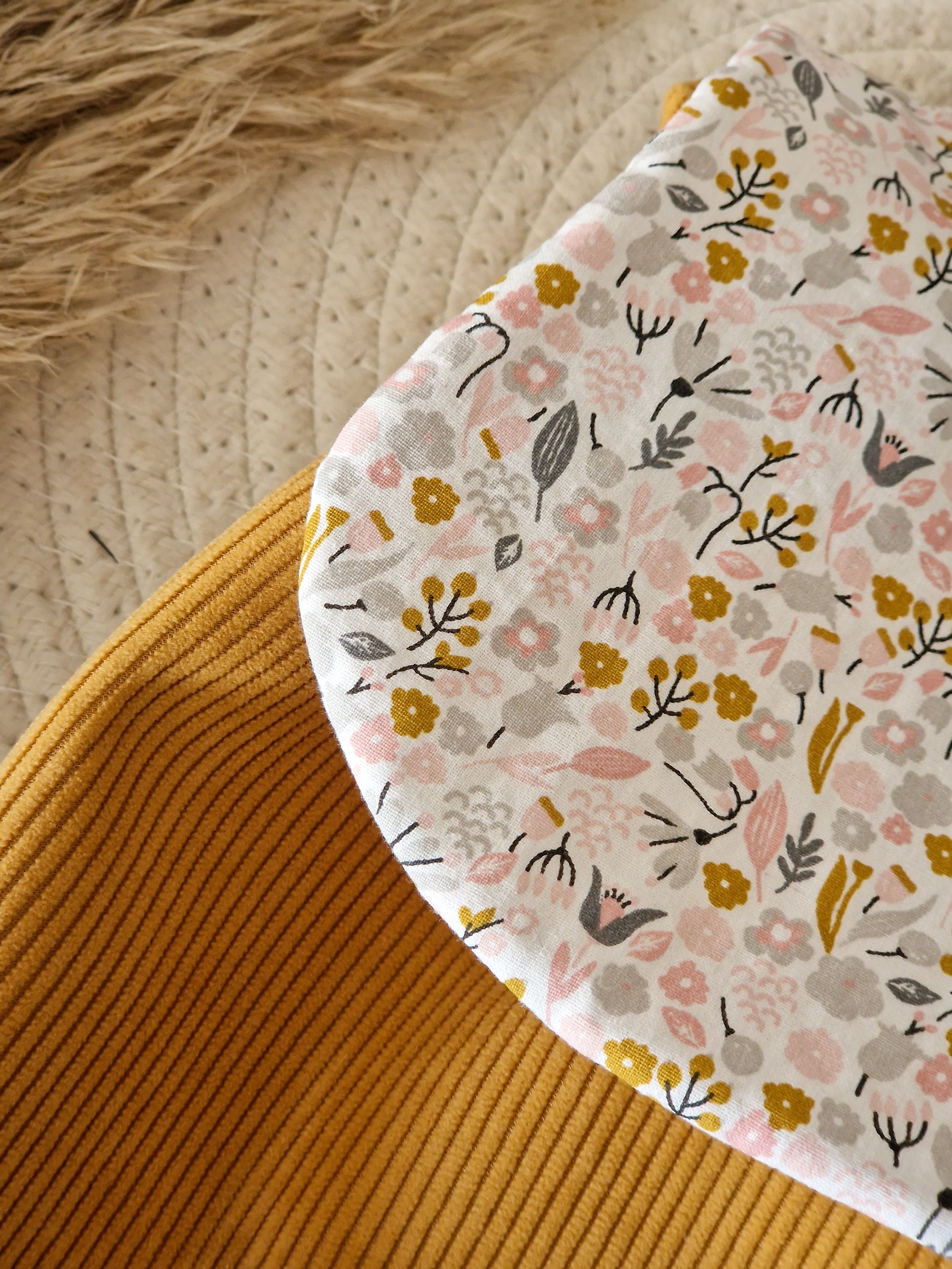 Sac ?� dos Maternelle / cr?�che / nounou velours Ocre - Etsy France