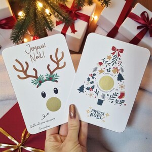 Carte à Gratter Voyage Surprise - Annonce Personnalisable Pour Cadeau Noël, Saint-Valentin Ou Week-end - 7