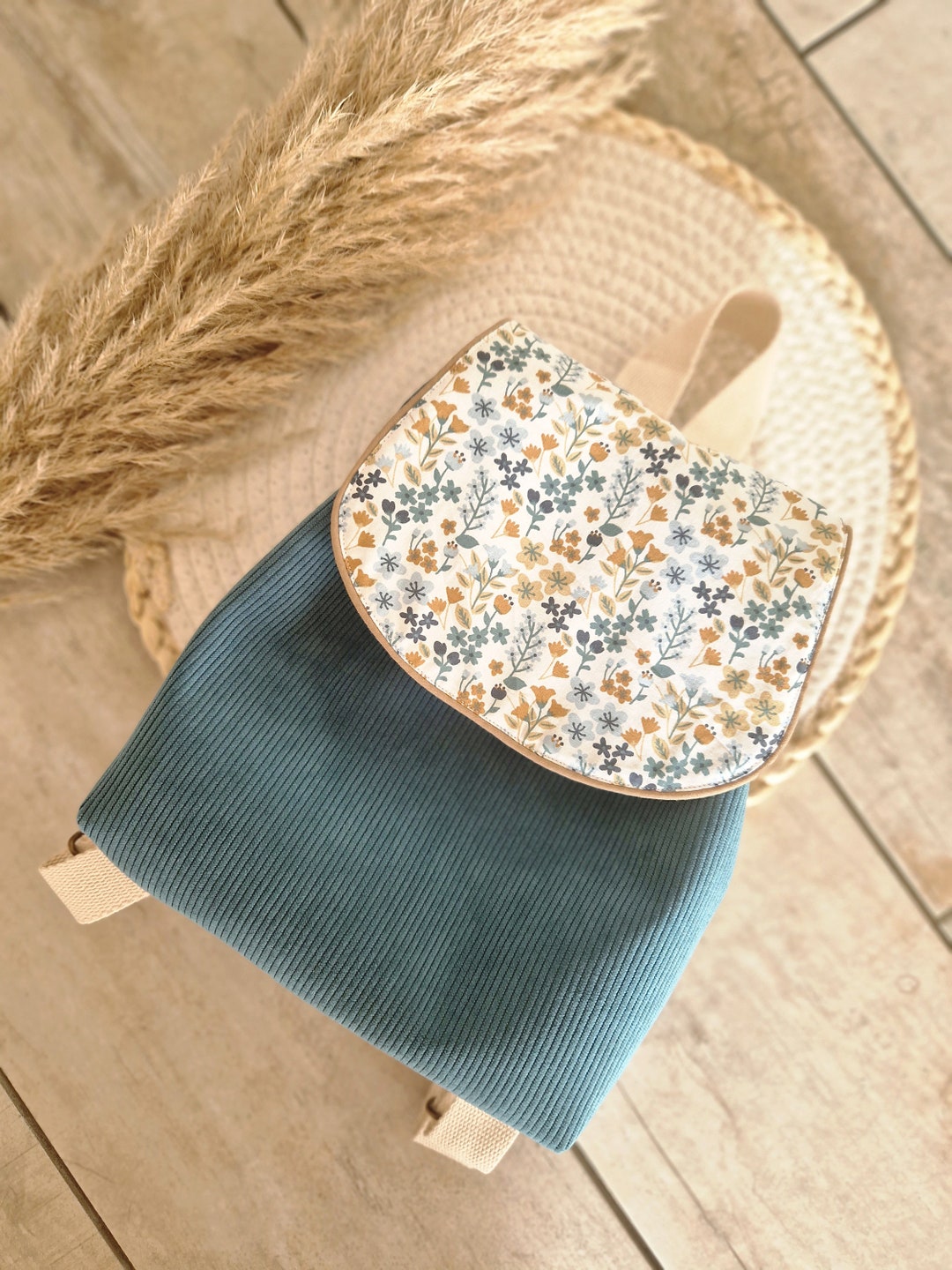 Sac ?� dos Maternelle / cr?�che / nounou, velours personnalis?� - Etsy France