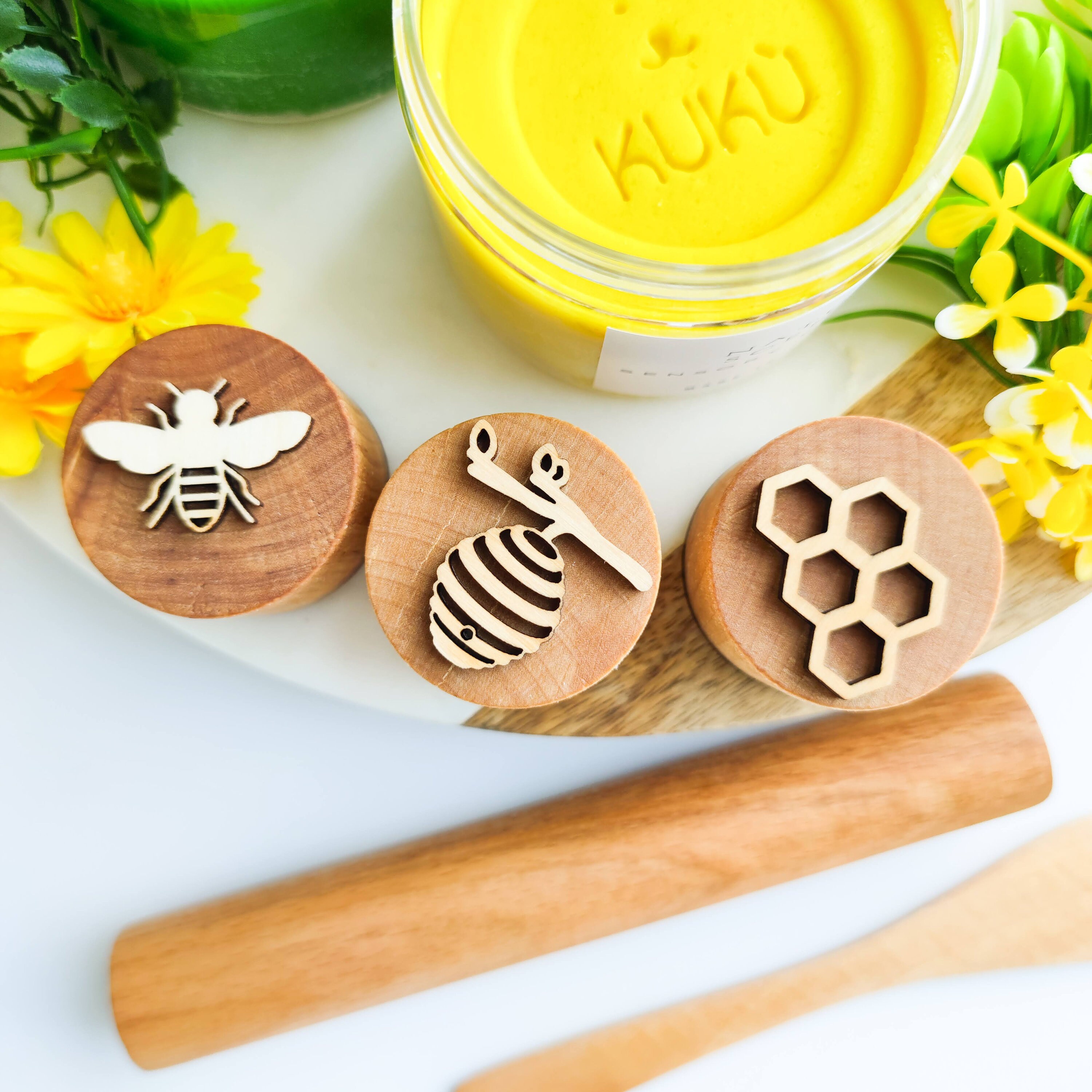 Handgemachte Personalisierte Honigbienen-Aufkleber  Produktbild-Vorschau 7