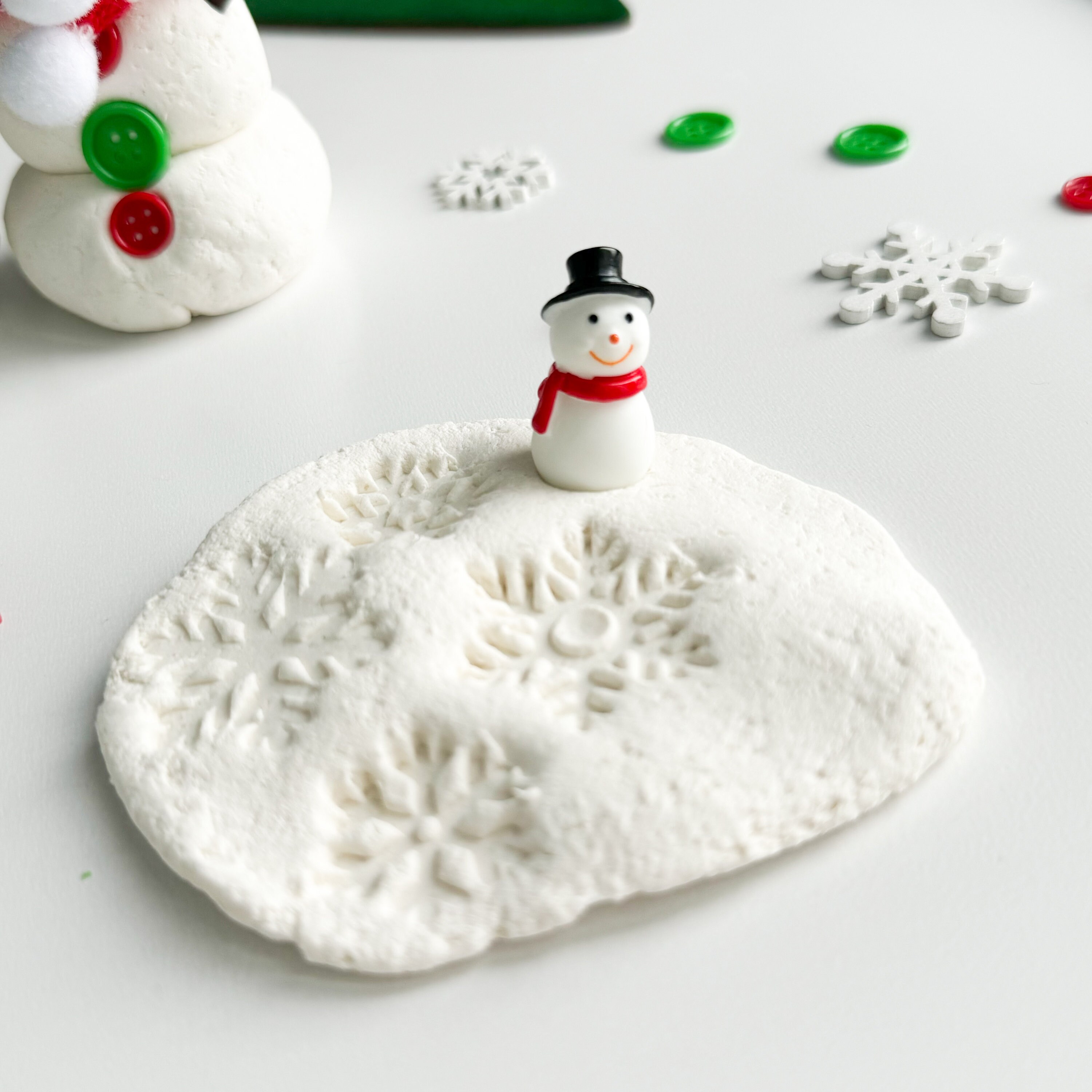 Mini Snowman Playdough Kit. Build a Snowman Playdough Jar. Christmas
