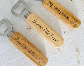 Personalized bottle opener / Father's Day gift for colleagues / Original lover idea / EVG EVJF birthday / Company gift