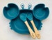 Set meal plate + cutlery for children personalized | Birth gift| Gift child and baby 