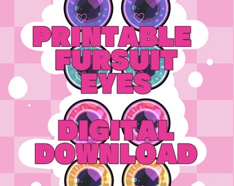 Funkelnde Herzen Fursuit Augen DIGITAL DOWNLOAD