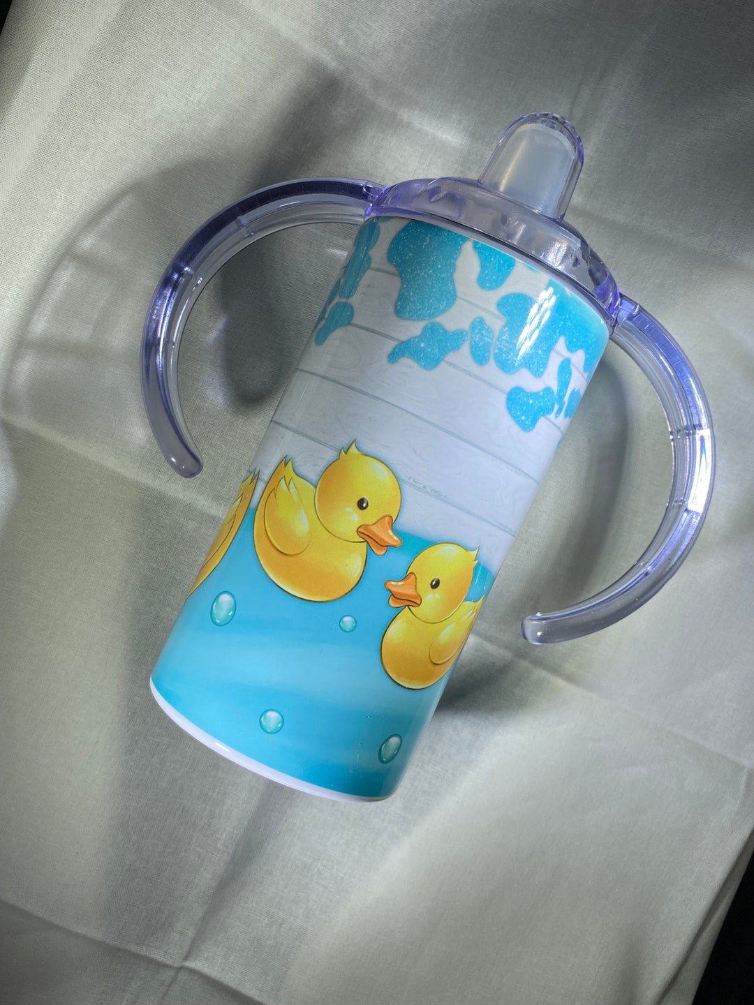 Rubber Ducky Sippy Cup With Extra Lid - Etsy