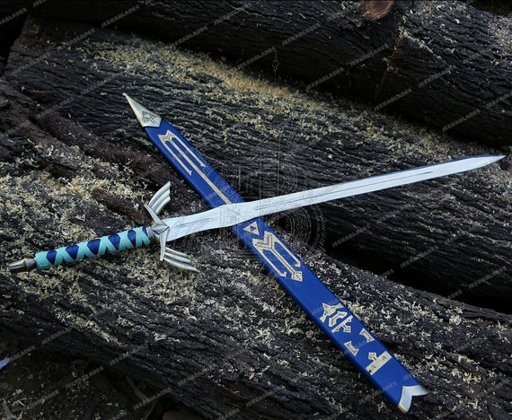 Legend of Zelda Master Sword Replica with Custom Hylian Scabbard