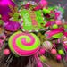 XL Pink and Green Grinch-mas Wreath Swag - Etsy