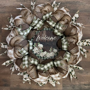 Farmhouse Welcome Wreath