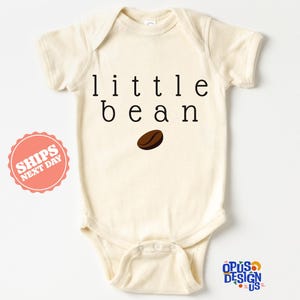 Little Bean Baby Onesie®, Coffee Baby Onesie®, Unisex Baby Outfit, Minimalist Baby Clothes, Gender Neutral Baby, Baby Shower Gift