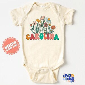 Personalized Girl Name Onesie®, Custom Baby Bodysuit, Baby Girl Outfit, Baby Girl Clothes, Custom Baby Gift, Baby Shower Gift
