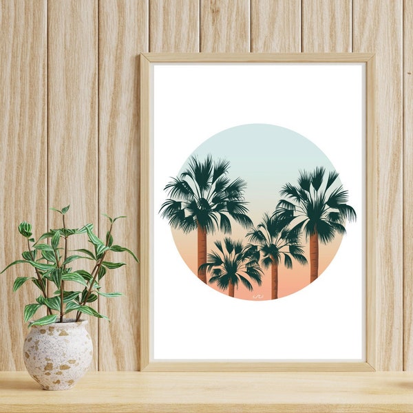 Affiche Palmtrees