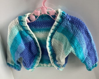 Baby's Bolero Cardigan and skorts/Baby shower gift/Hand Knitted