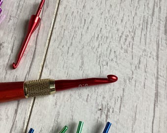 Crochet hook set, handmade in Acrylic