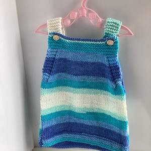 Baby’s Sundress/Pinafore/Baby showerGift/Birthday gift/Hand knitted