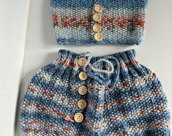 Baby's waistcoat and shorts set/Baby shower gift