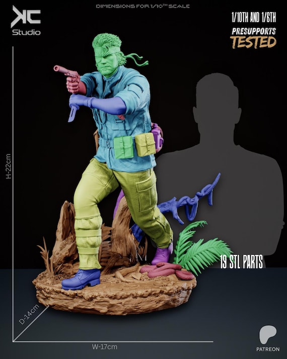 Snake Statue | Metal Gear Solid Snake Eater | Resin Collector