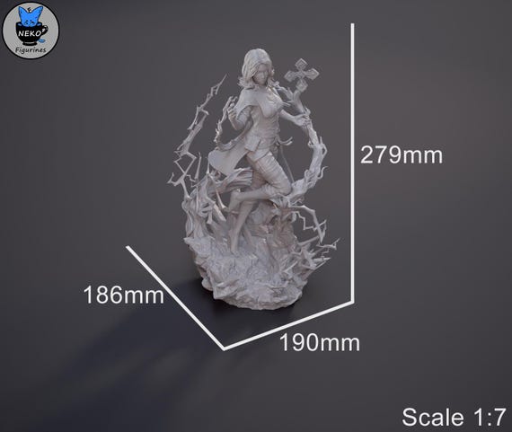 Lune Collector's Figure | Clair Obscur: Expedition 33 | Resin Art