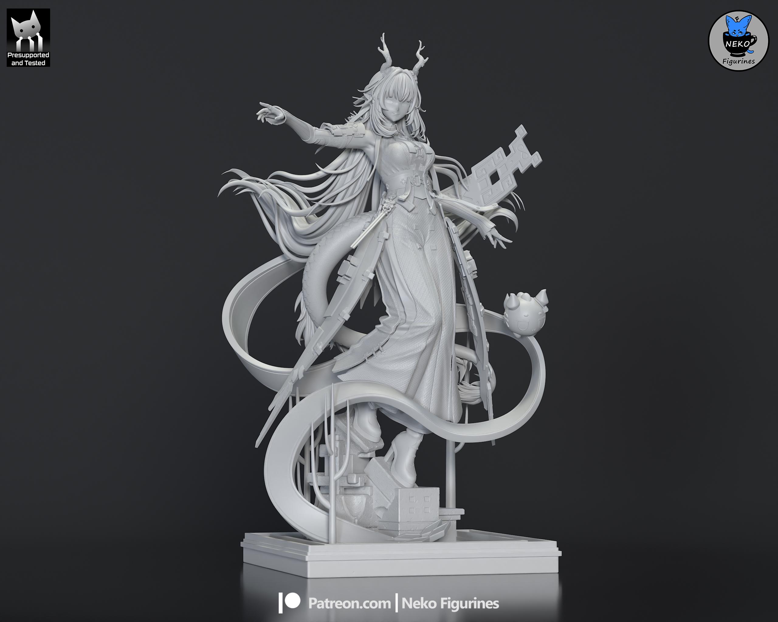 なぎ　キルア　FengyingーStudio Zhuang Fangyi | Arknights Enfield | Resin Collector Figure 313 Mm