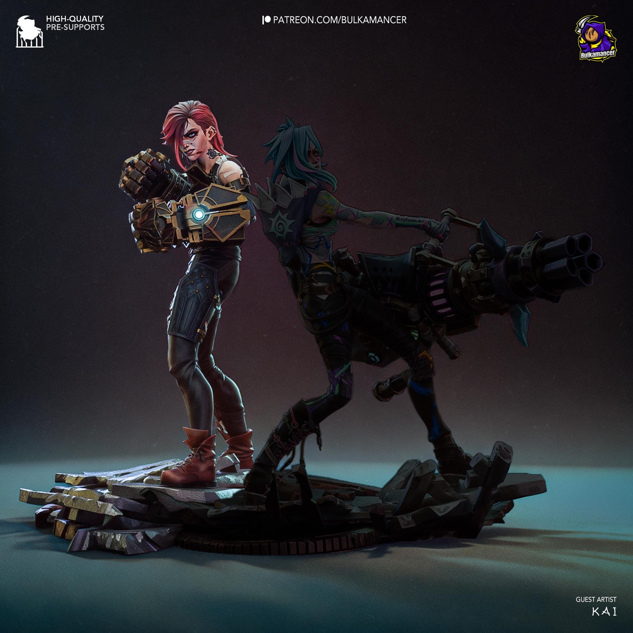 Collectible figure arcane ヴァイ Arcane League of Legends TV - Vi 