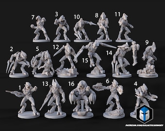 Halo Elite Miniatures | Figurki do gier bitewnych | Figurki do gier sci-fi