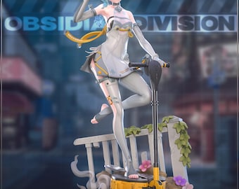 Seed Jr. Statue | Zenless Zone Zero | Resin Collector Figure 269 mm | Unpainted