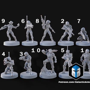Halo UNSC Marines Miniatures | Tabletop | Sci-Fi Wargaming Figures