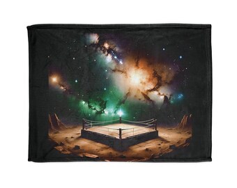 Wrestling galaxy Soft Polyester Blanket