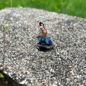 Human Monk | Dungeons and Dragons | Miniature | 25 mm Scale | Hand Painted