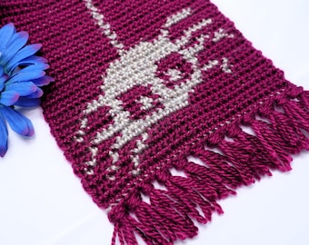 Haakpatroon spintapijt | Gotische wanddecoratie (pdf-patroon)
