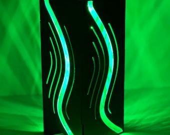 Futuristic Line Gift Night Lamp-Matrix Lamp-Desk Night Lamp -Sci-Fi LED Futuristic Lamp-Studio Lamp-Gamer Gift Night Lamp-Gift Gamer Lamp