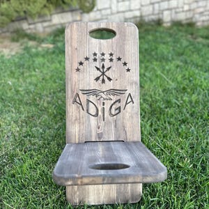Handcrafted stool,Camping,Fishing,Picnic,Outdoor Chair,Patio Chair,100% wooden,Customize Chair,gift for dad,Father