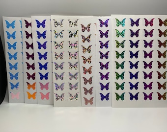 Butterfly Holographic Sticker Sheet
