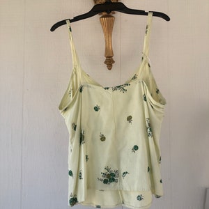 Vintage Green Floral Tank Top image 4