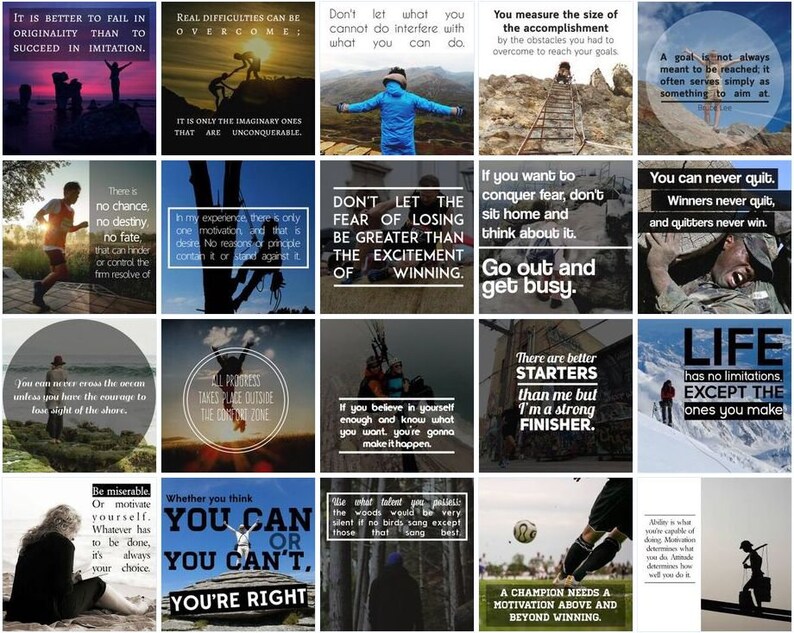 100k VIRAL Instagram Post Templates canva Templates IG Etsy